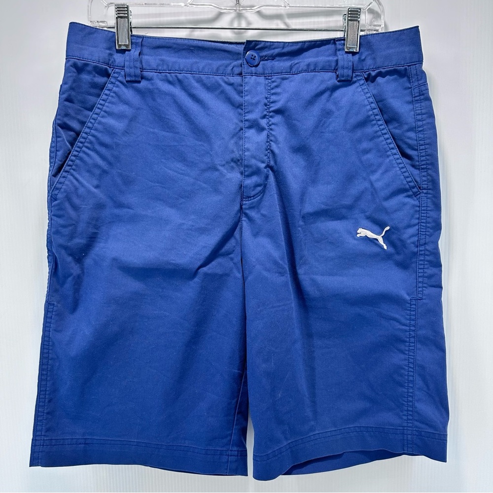 Puma Shorts Mens 30-32‎ Dry Cell Chino Casual Flat Front Outdoor Golf Golf